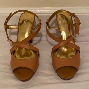 Coach Strap Heels